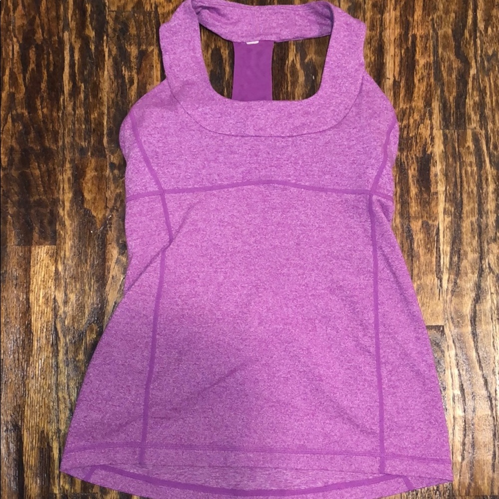 Fuschia lululemon tank